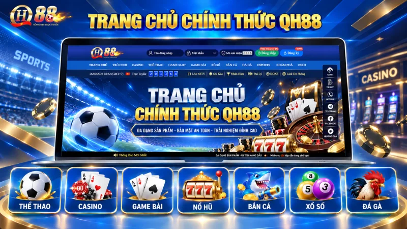 Tổng quan QH88 và các nhóm sản phẩm trên nền tảng